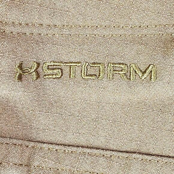 Under Armour Pants Womens Size 12 Storm Khaki Tan Cargo Straight Leg Loose - Picture 7 of 9